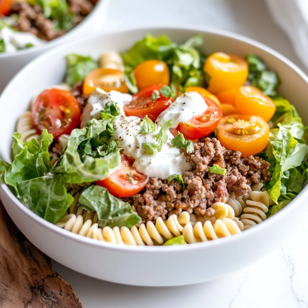 The Viral Turkish Pasta Salad Recipe - Recipe Image
