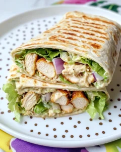 Grilled Chicken Caesar Salad Wraps Recipe