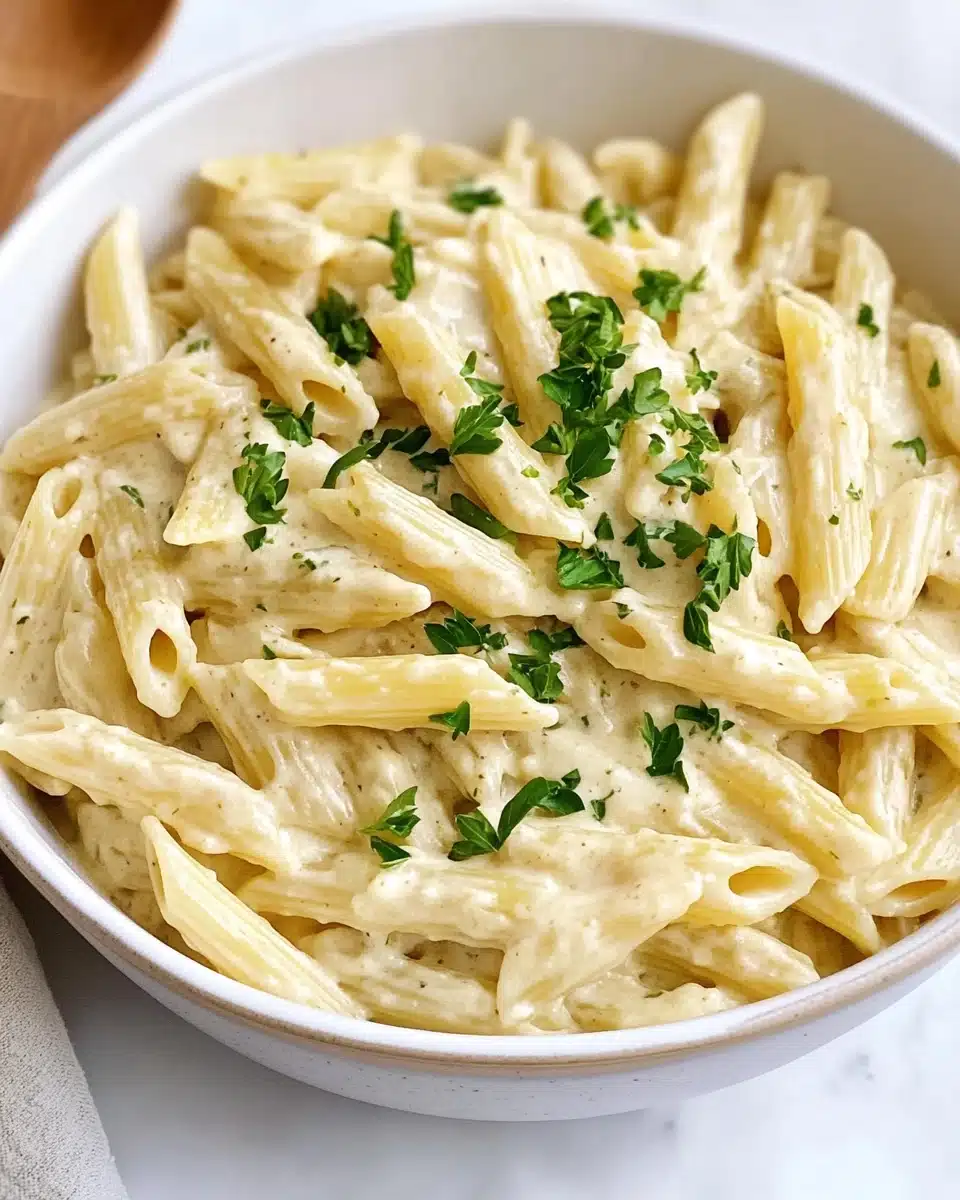 White Sauce Penne Pasta Recipe