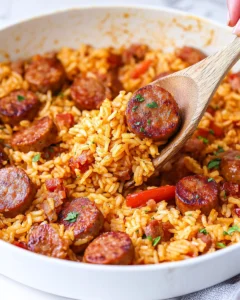 One-Pot Smoked Sausage And Rice Recipe