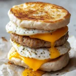 Copycat McDonald's Sausage, Egg, & Cheese McMuffin Recipe