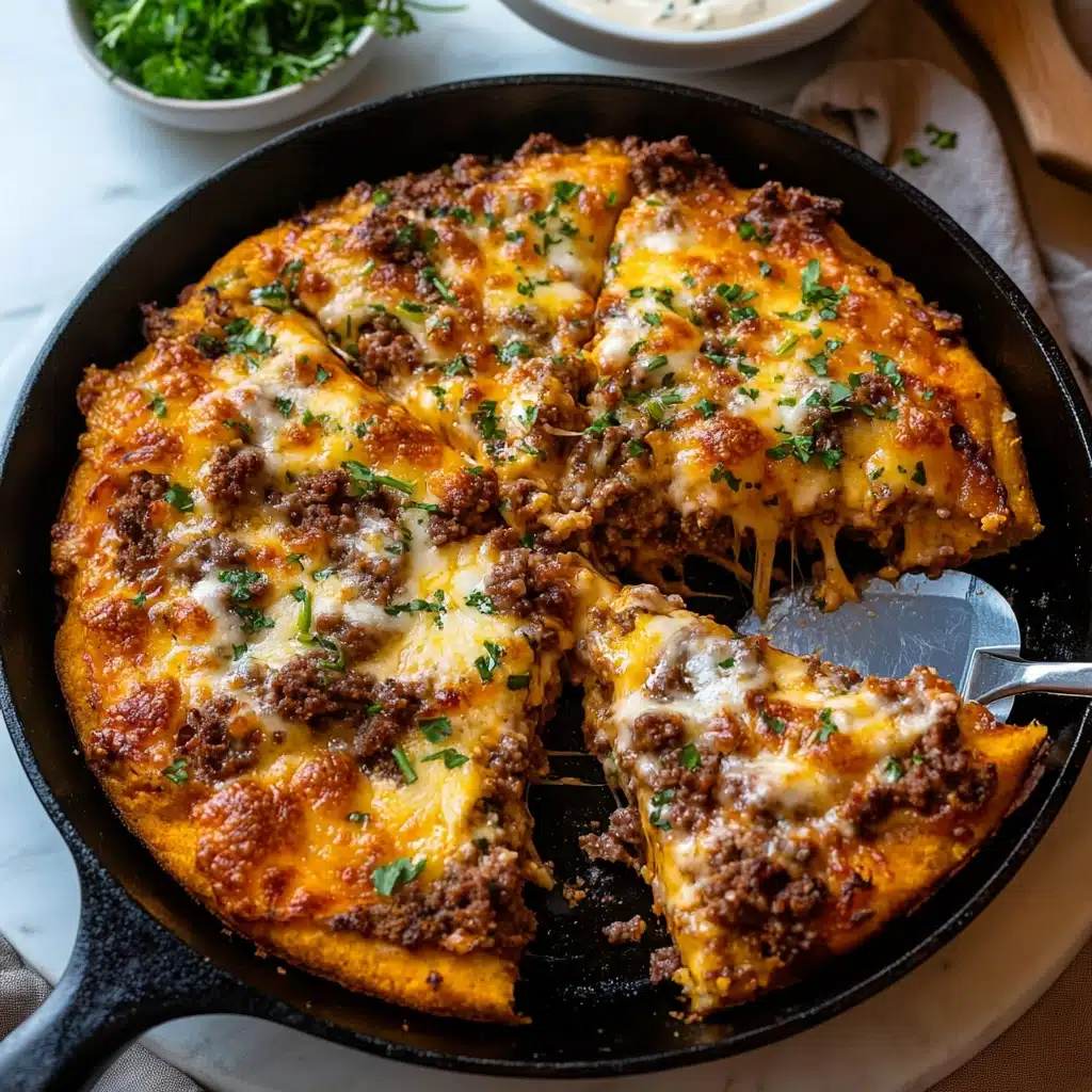 Patty Melt Pizza Recipe - Recipe Image