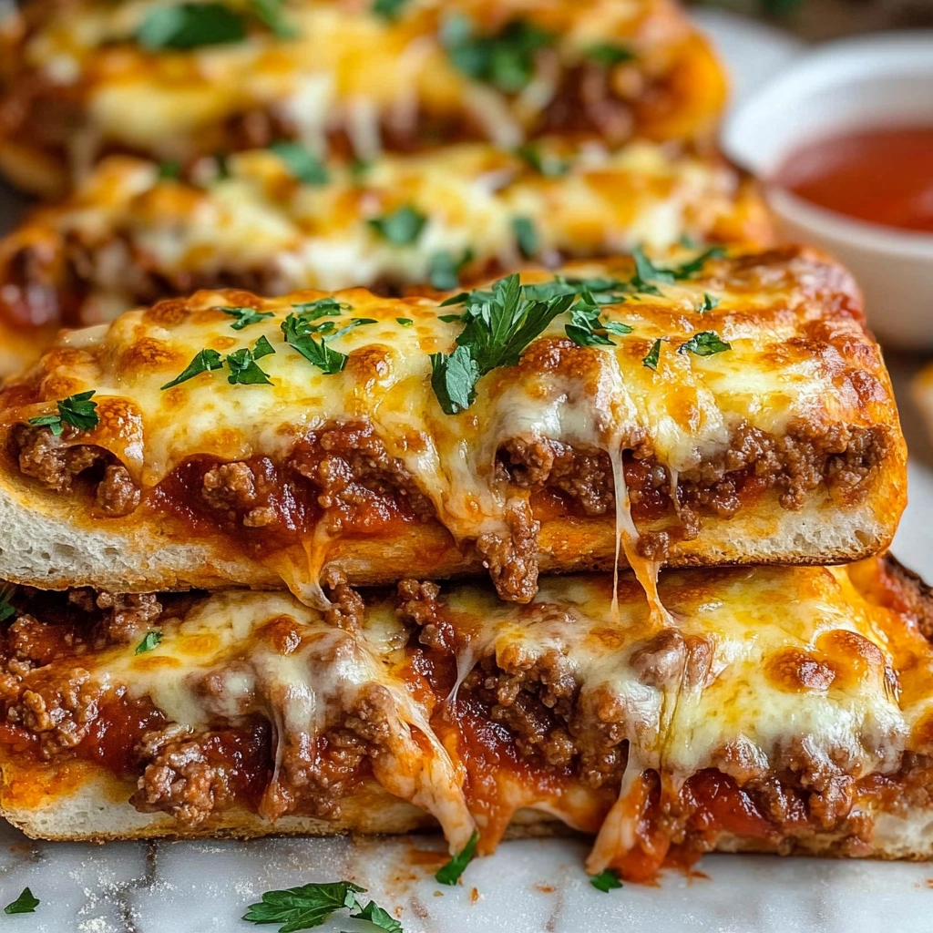 Lasagna Garlic Bread Recipe - Recipe Image