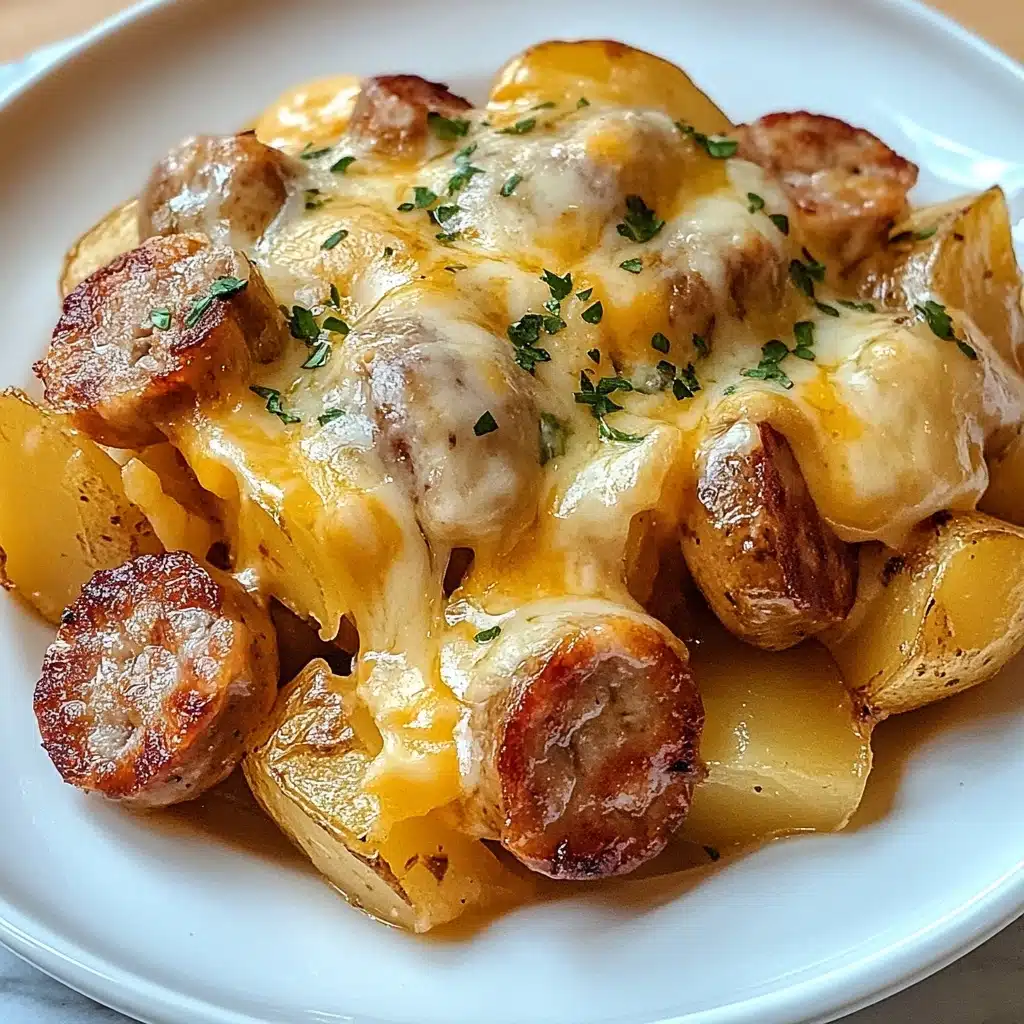 Cheesy Ranch Potatoes and Smoked Sausage Recipe - Recipe Image