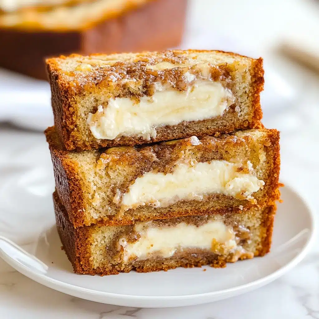 Cream Cheese-Filled Banana Bread Recipe - Recipe Image