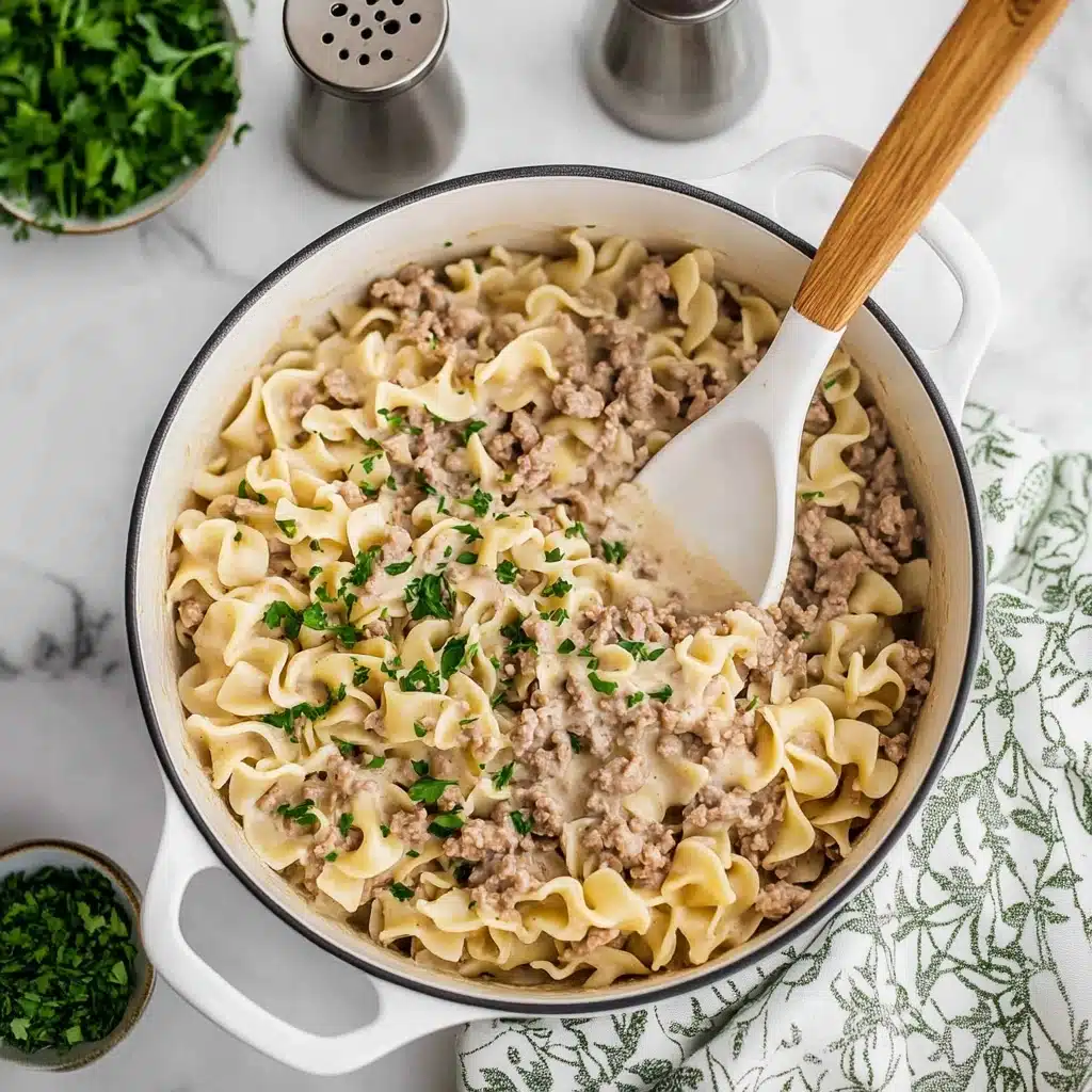 30-Minute Ground Beef Stroganoff Recipe - Recipe Image