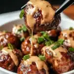 Korean BBQ Meatballs with Spicy Mayo Dip Recipe