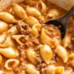 Creamy Beef and Shells Recipe