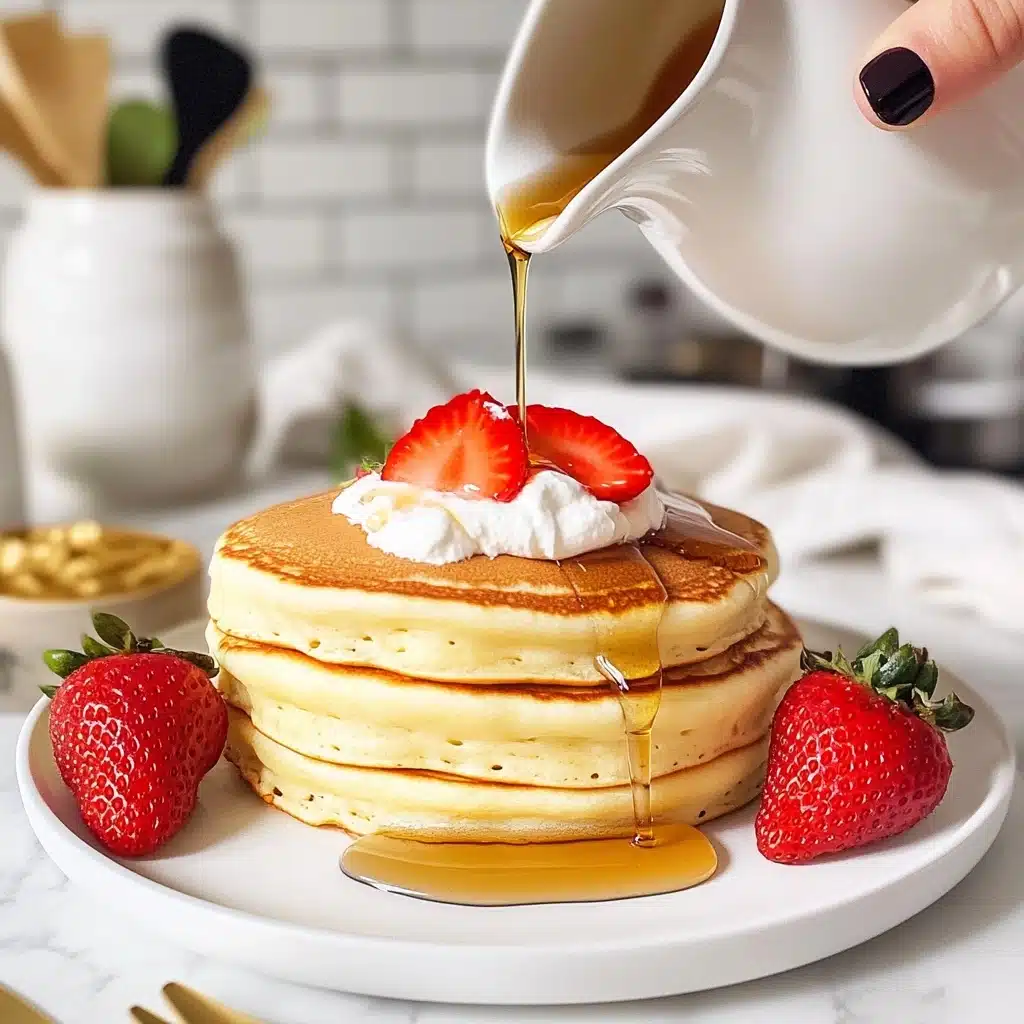 Fluffy Japanese Soufflé Pancakes Recipe - Recipe Image