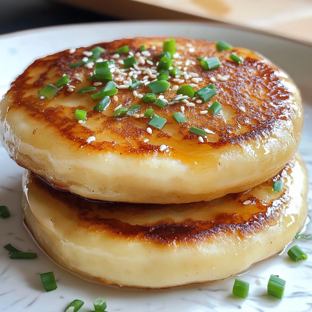 Korean Cheese Pancake Recipe - Recipe Image