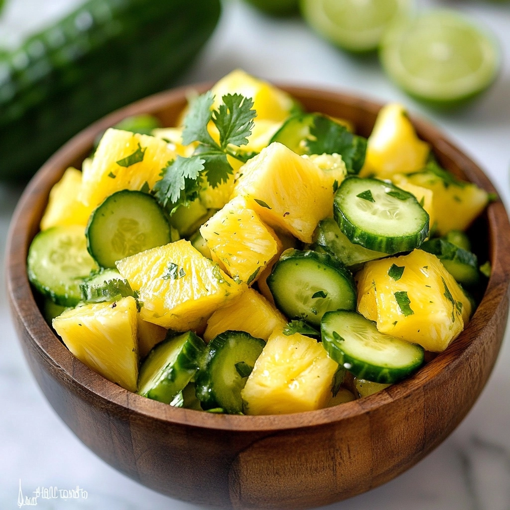 Pineapple Cucumber Salad Recipe - Recipe Image