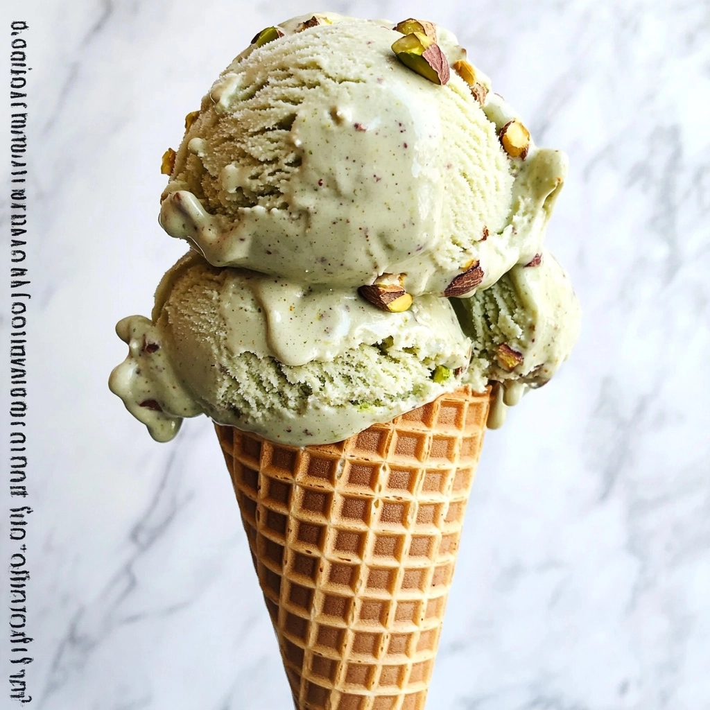 The Best Vegan Pistachio Ice Cream Recipe - Recipe Image