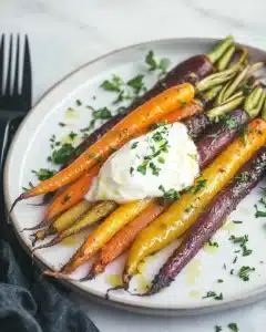 Simple Roasted Carrots with Cumin, Honey & Ricotta Recipe
