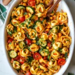 Cheese Tortellini with Summer Veggies Recipe