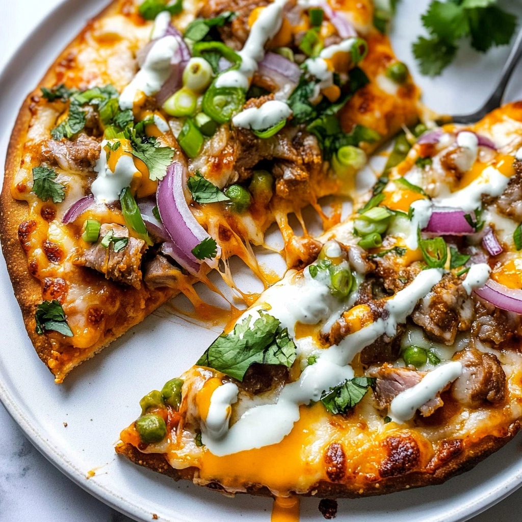 Buffalo Chicken Flatbread Recipe - Recipe Image