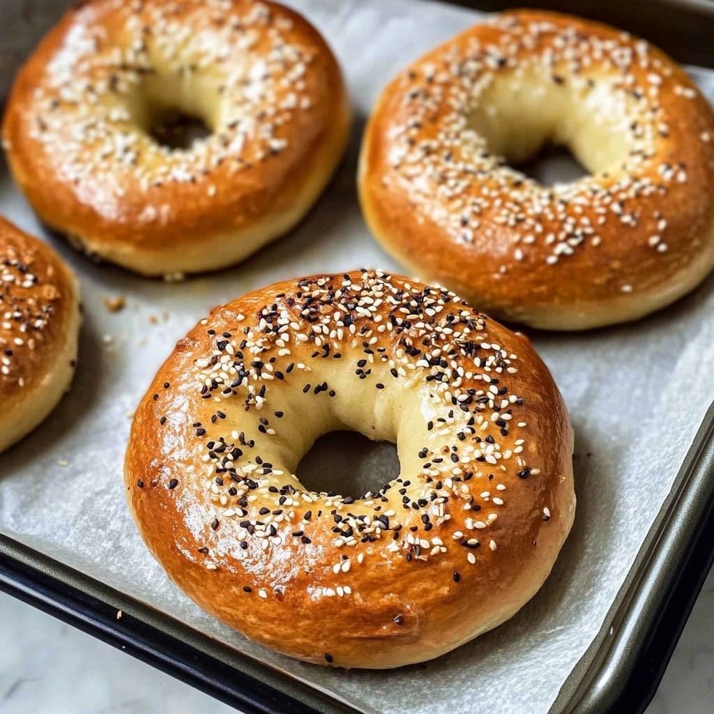 Air Fryer Protein Bagels Recipe - Recipe Image