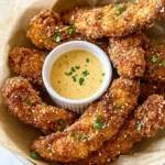 Air Fryer Chicken Tenders with Honey Mustard Sauce Recipe