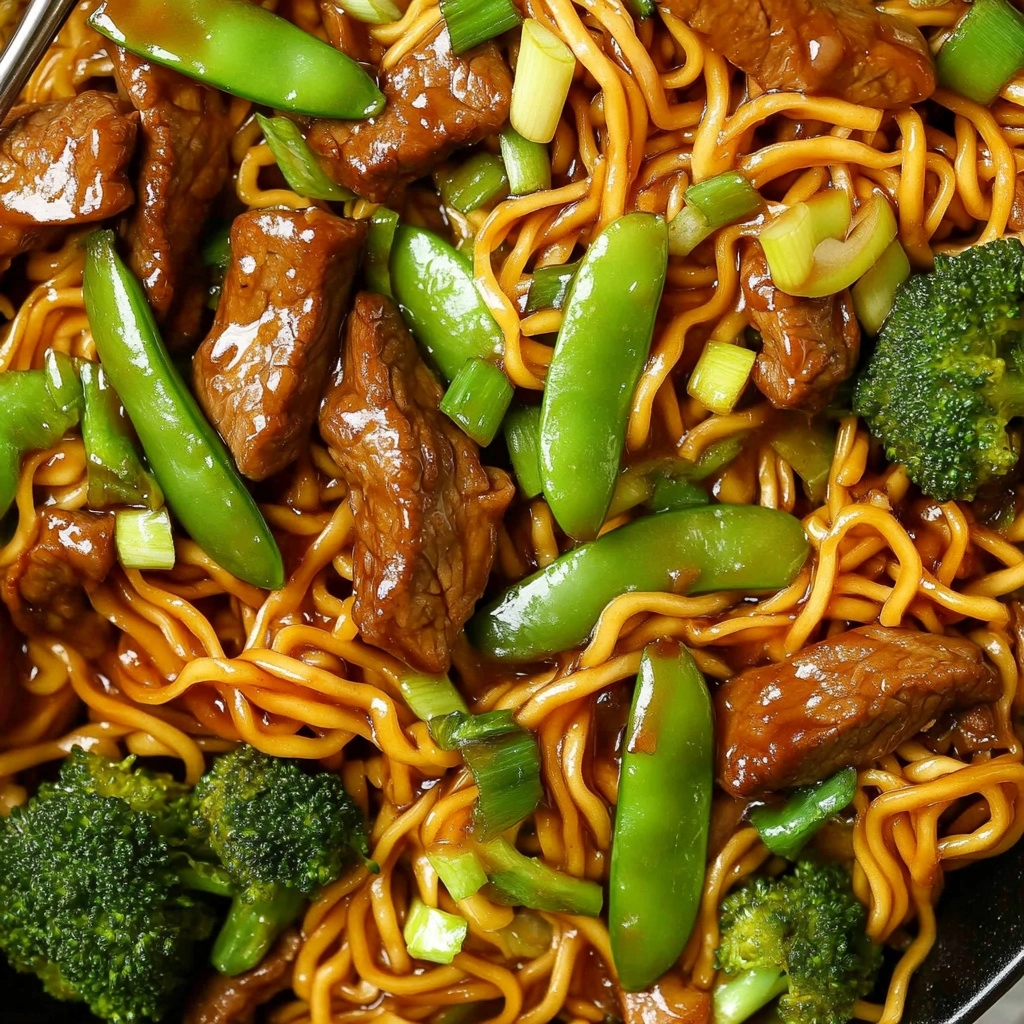 Sticky Beef & Noodles Recipe - Recipe Image