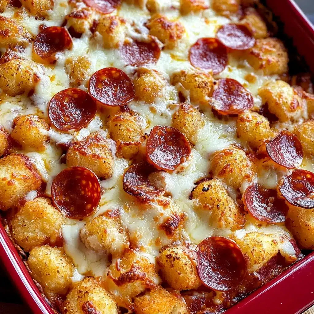 Pizza Tater Tot Casserole Recipe - Recipe Image