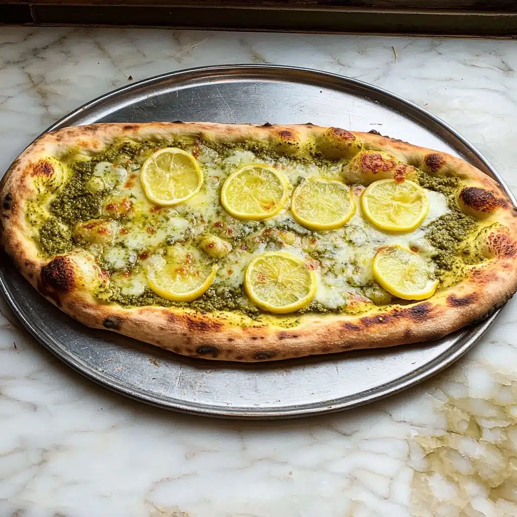 Lemon and Pesto Pizza Recipe - Recipe Image