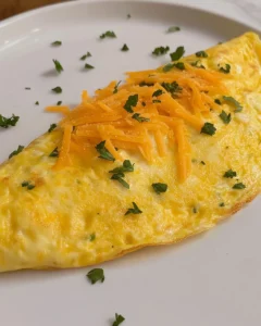 Cheesy Cheddar Omelet Recipe
