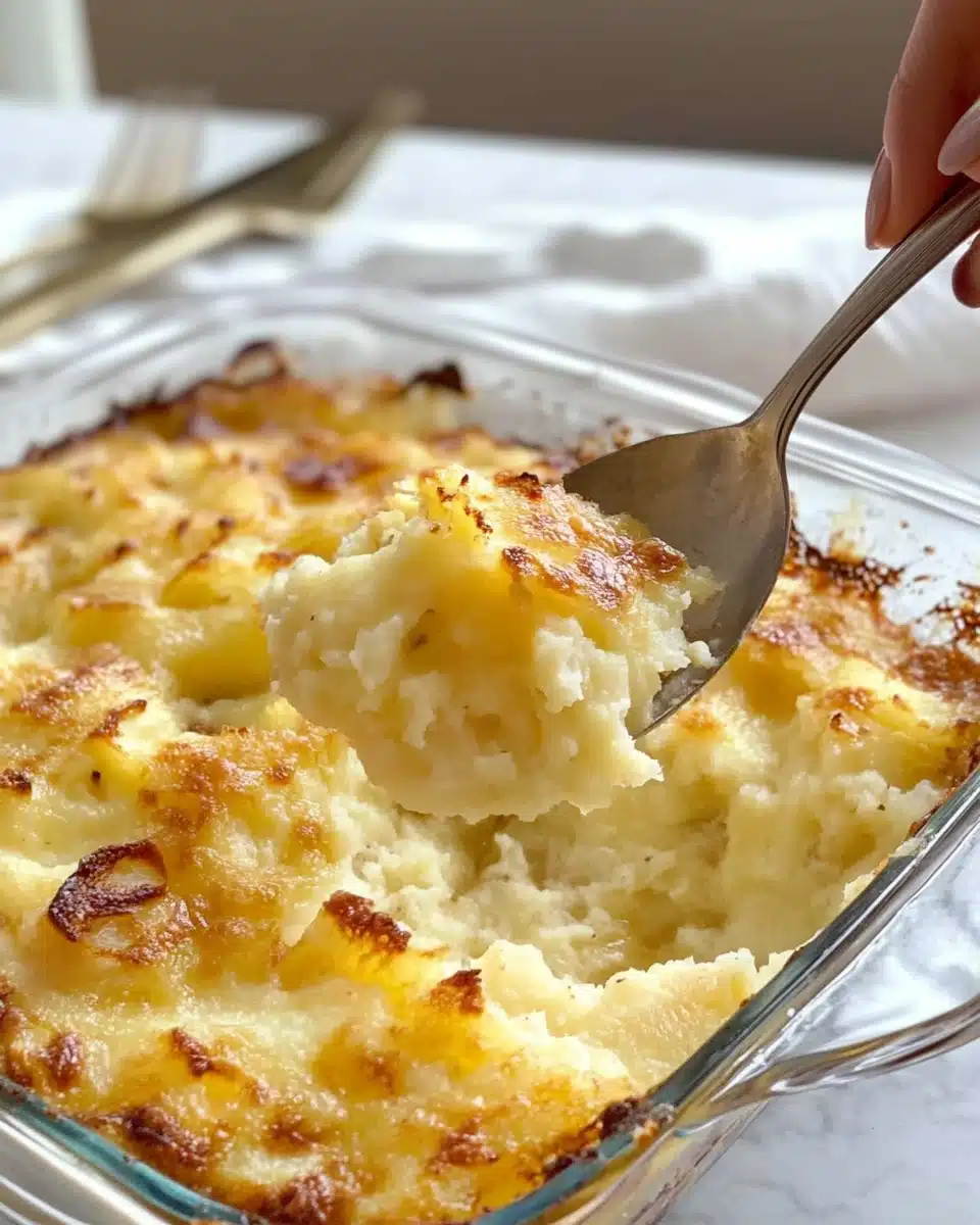 1940s Cheese Potato Onion Casserole Recipe