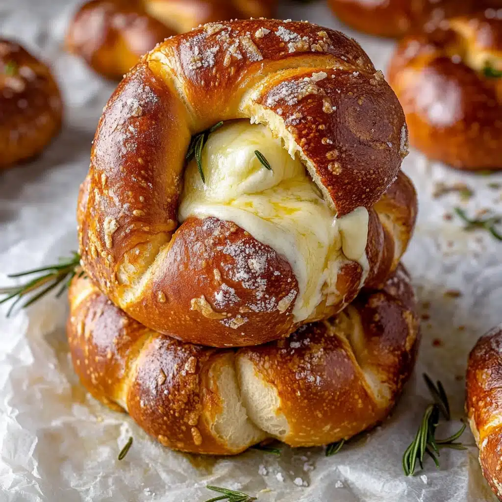 Mozzarella-Stuffed Soft Pretzels Recipe - Recipe Image