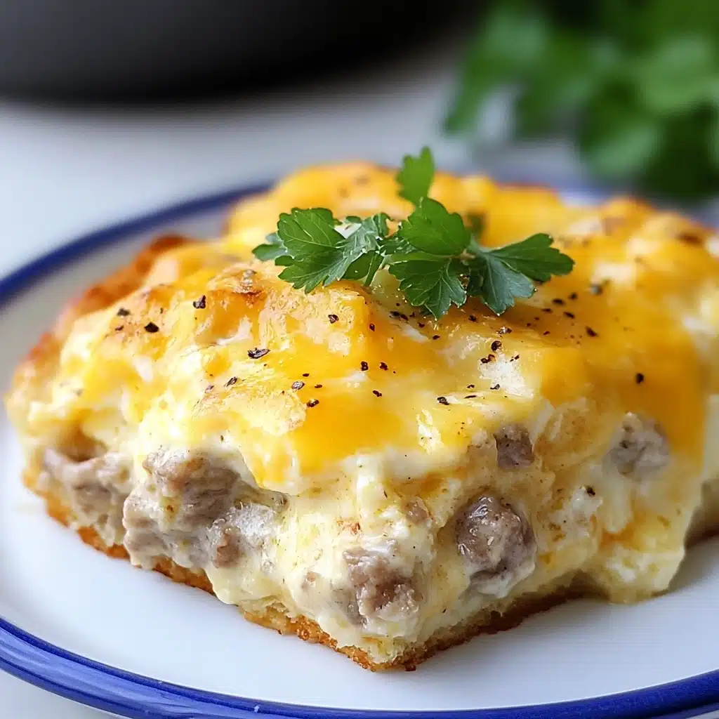 Sausage Gravy Breakfast Pizza Recipe - Recipe Image