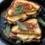 French Onion and Apple Grilled Cheese. Recipe