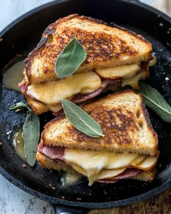 French Onion and Apple Grilled Cheese. Recipe
