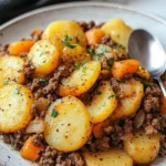 Hobo Casserole Rustic Ground Beef and Potato Bake Recipe