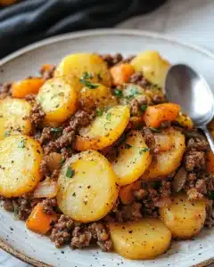 Hobo Casserole Rustic Ground Beef and Potato Bake Recipe