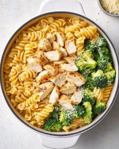 Creamy Lemon Chicken and Broccoli Pasta Recipe