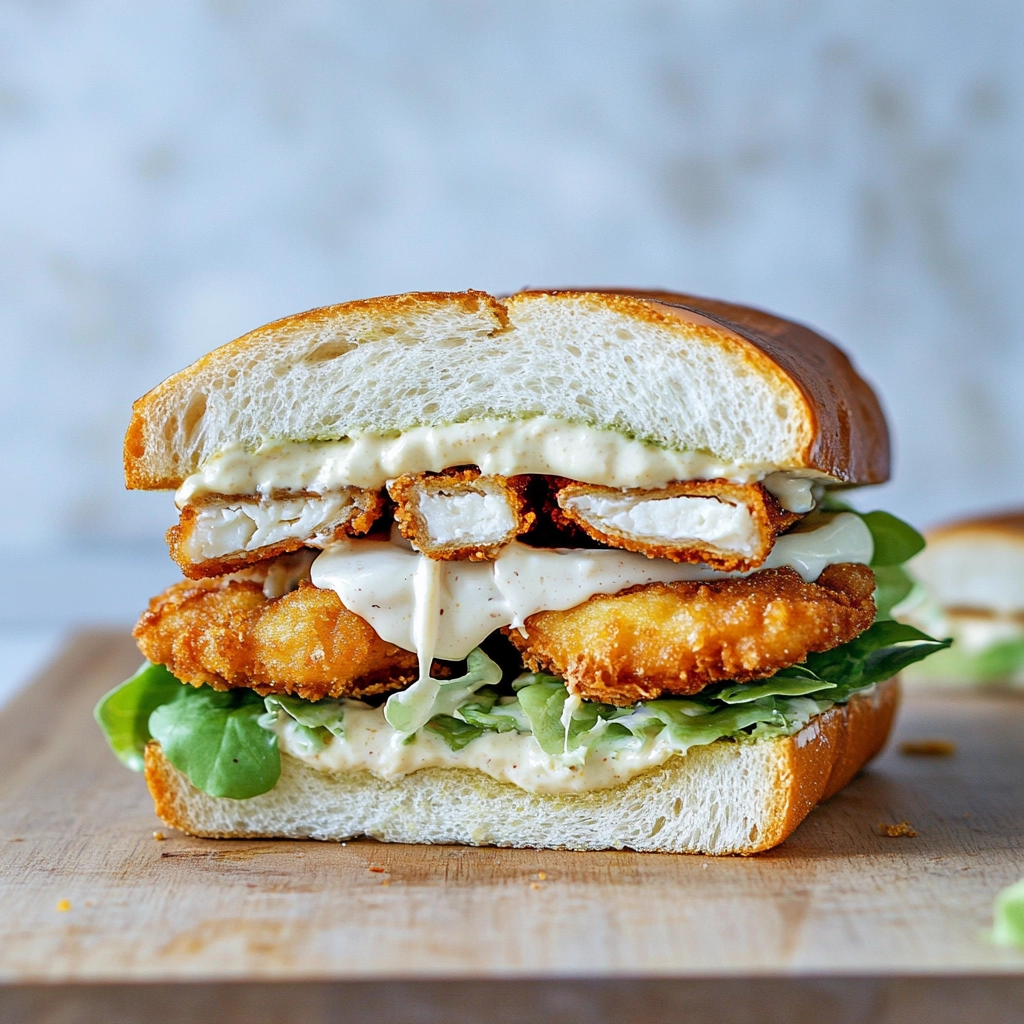 Crispy Chicken Caesar Sandwich Recipe - Recipe Image