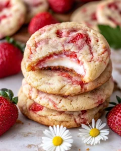 Strawberry Cheesecake Cookies Recipe