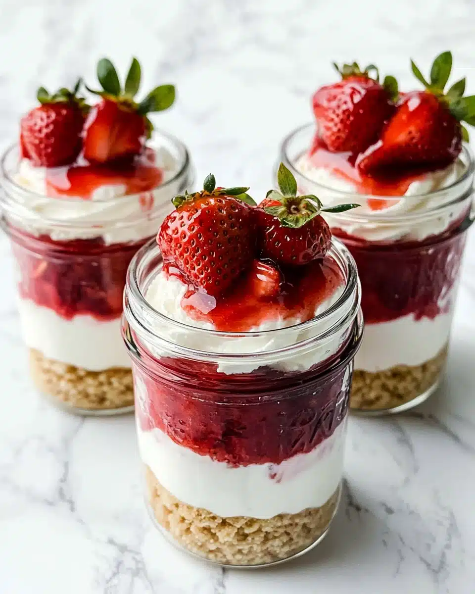 No Bake Cheesecake Jars Recipe