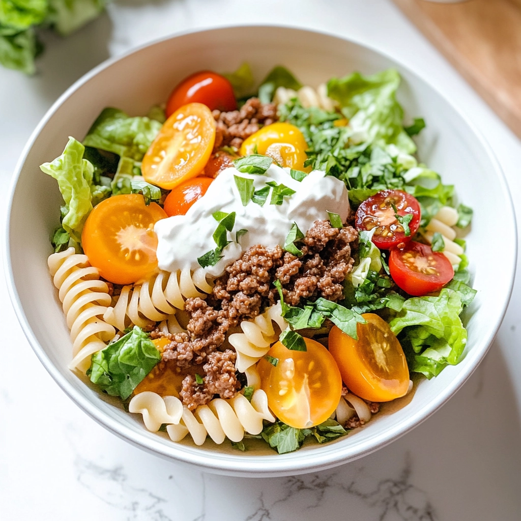 The Viral Turkish Pasta Salad Recipe - Recipe Image