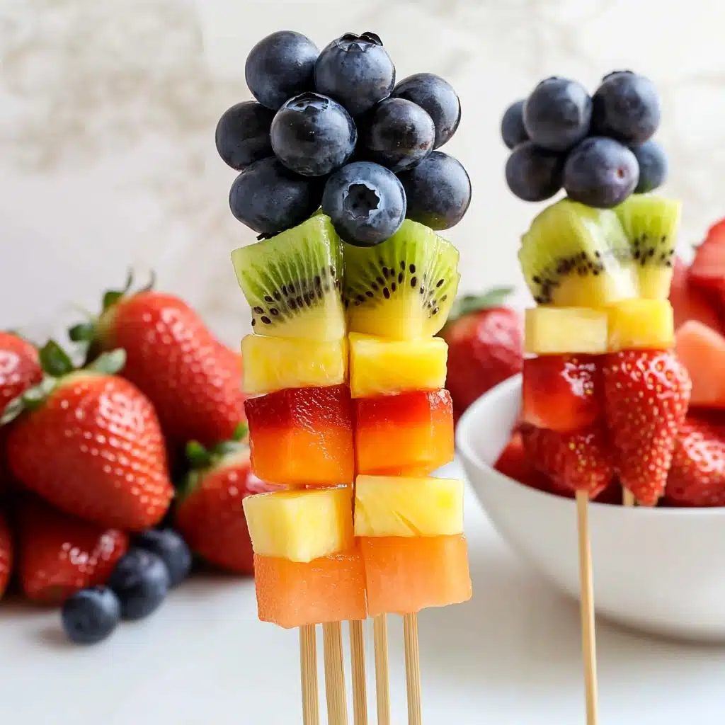 Rainbow Fruit Skewers Recipe - Recipe Image