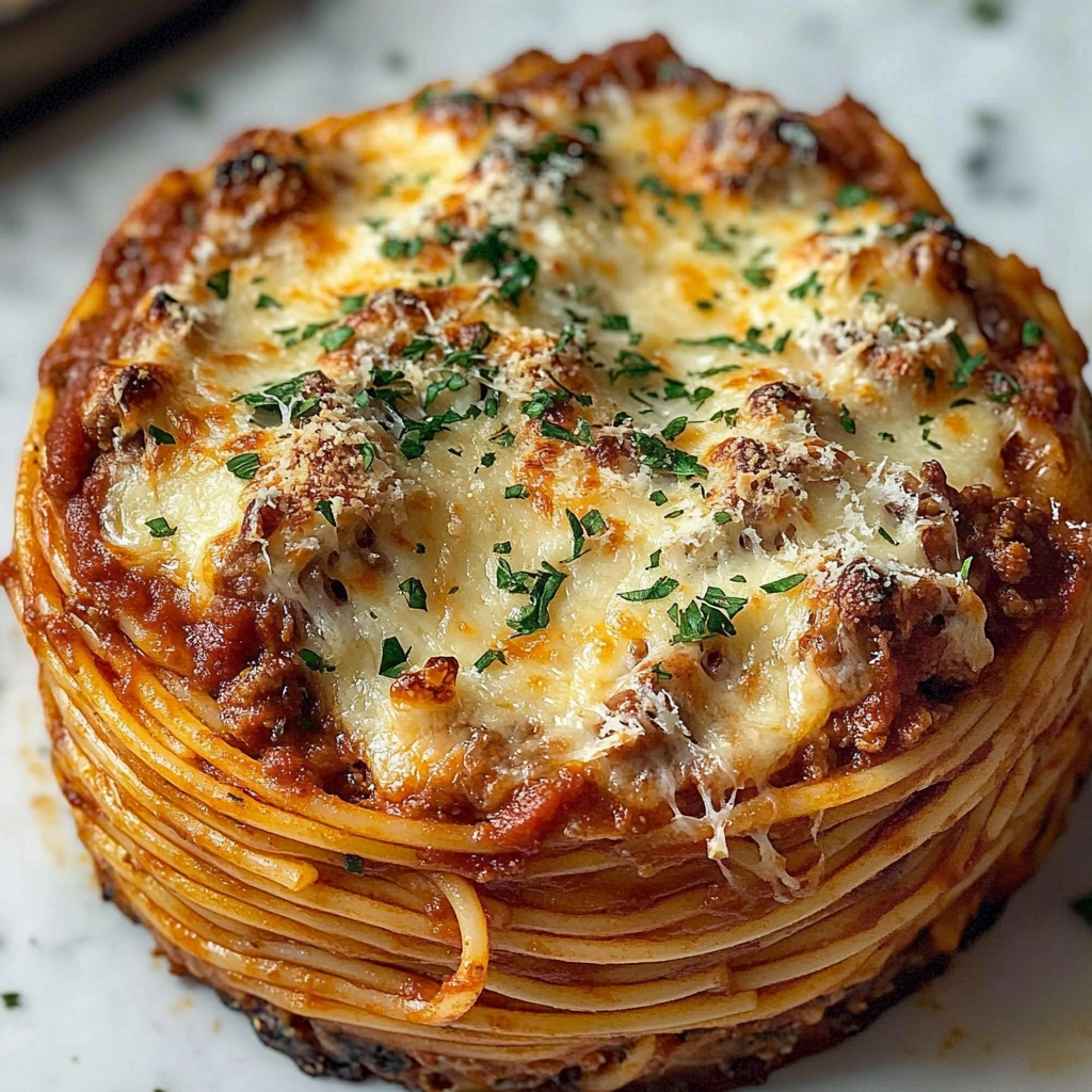 Spaghetti Garlic Bread Bowls Recipe - Recipe Image