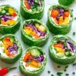 Vegan Veggie Rainbow Wraps Recipe