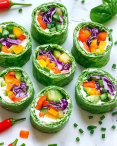 Vegan Veggie Rainbow Wraps Recipe
