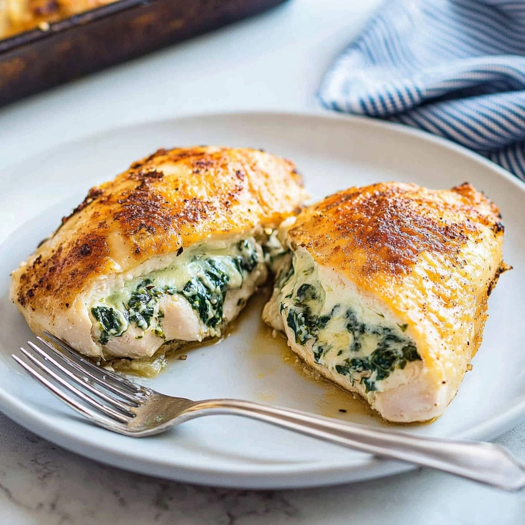 Spinach Stuffed Chicken Recipe - Recipe Image