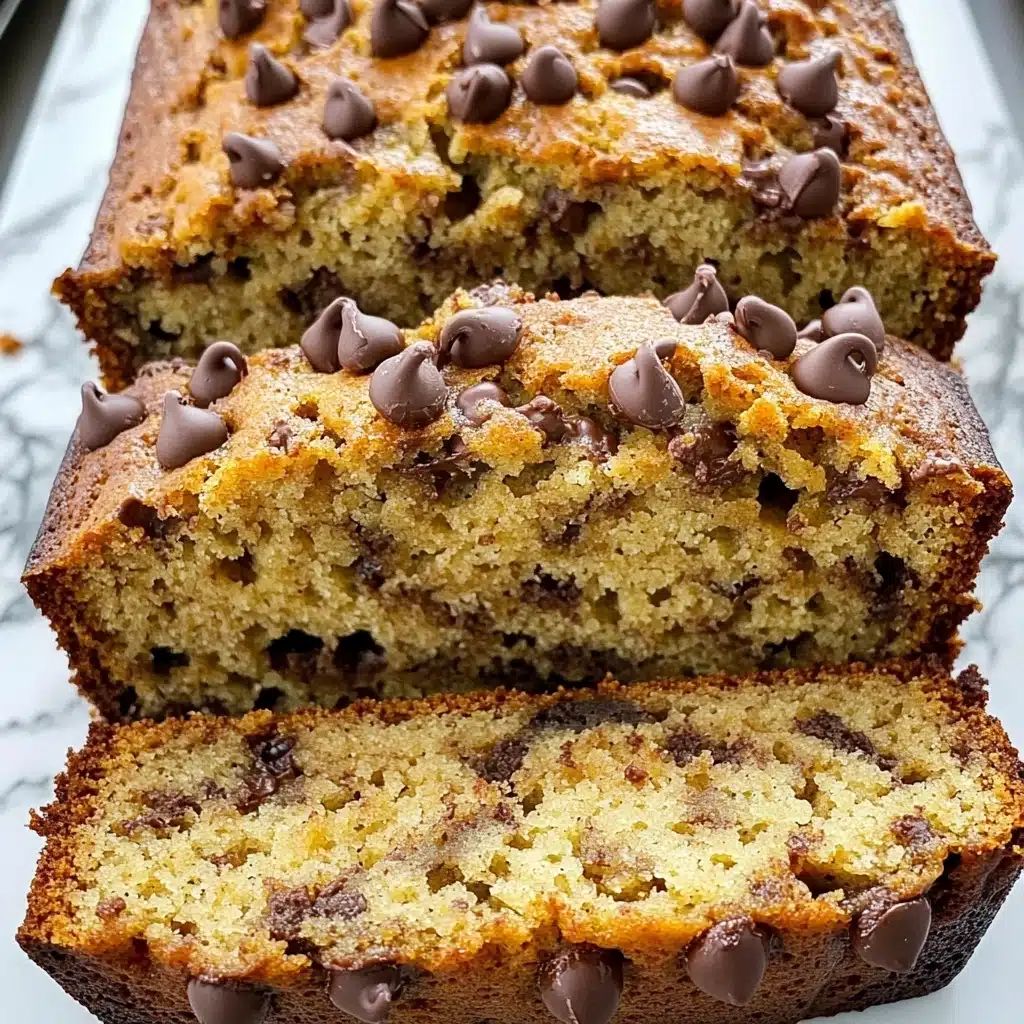 Peanut Butter Chocolate Chip Banana Bread Recipe - Recipe Image