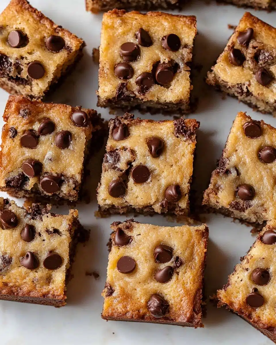 Chocolate Chip Banana Bars Recipe