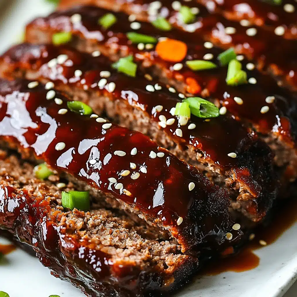 Sweet & Spicy Korean BBQ Meatloaf Recipe - Recipe Image