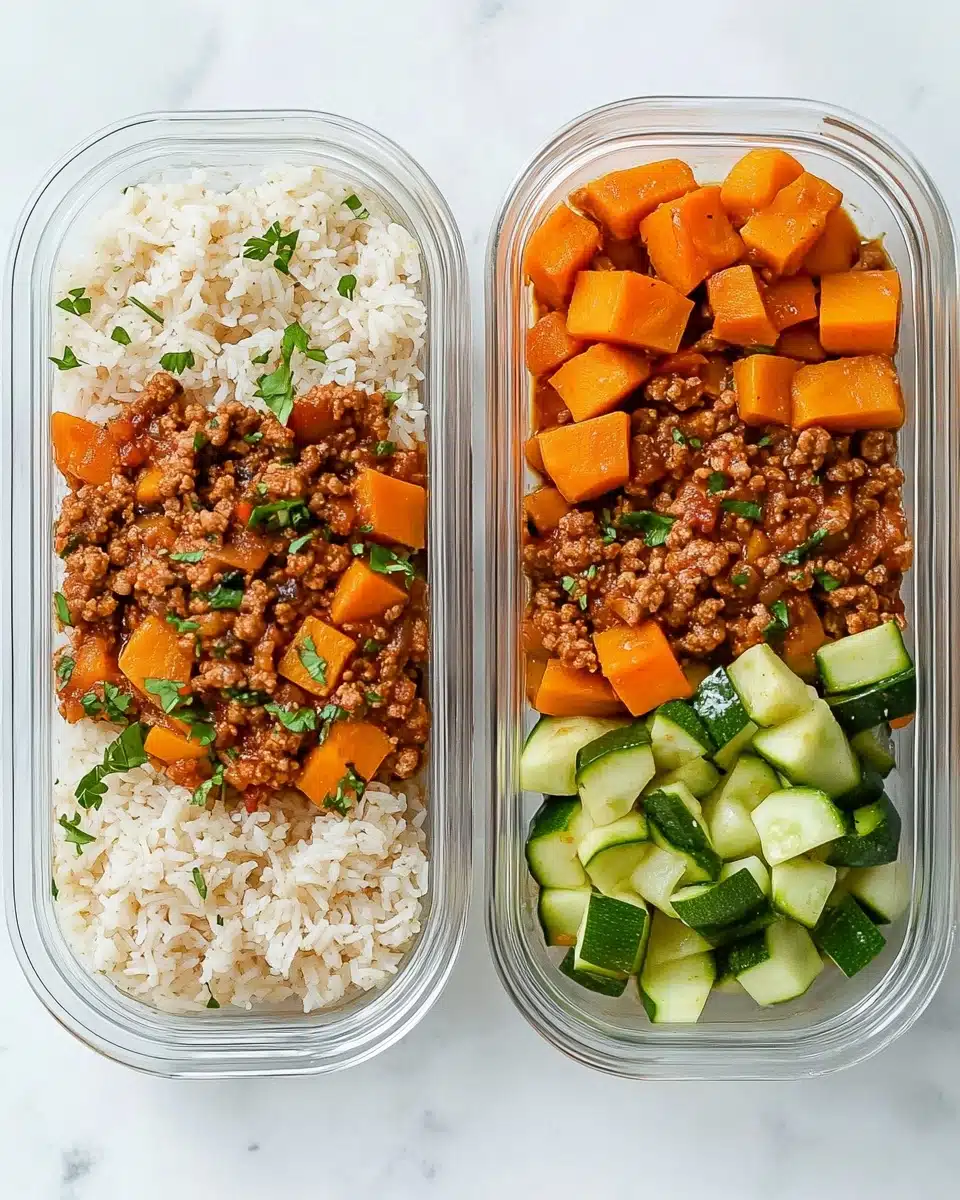 Ground Beef Zucchini Sweet Potato Skillet Recipe
