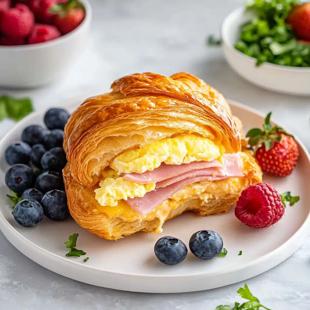 Croissant Breakfast Sandwiches Recipe - Recipe Image