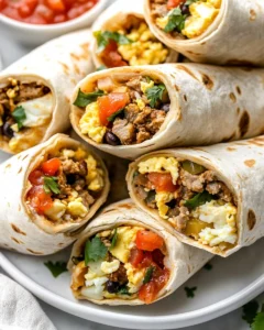 High Protein Breakfast Burrito Recipe