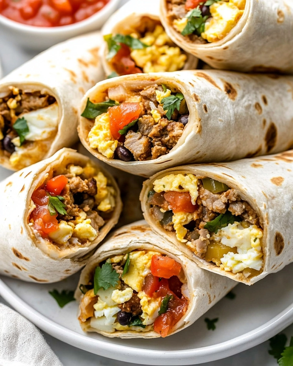 High Protein Breakfast Burrito Recipe