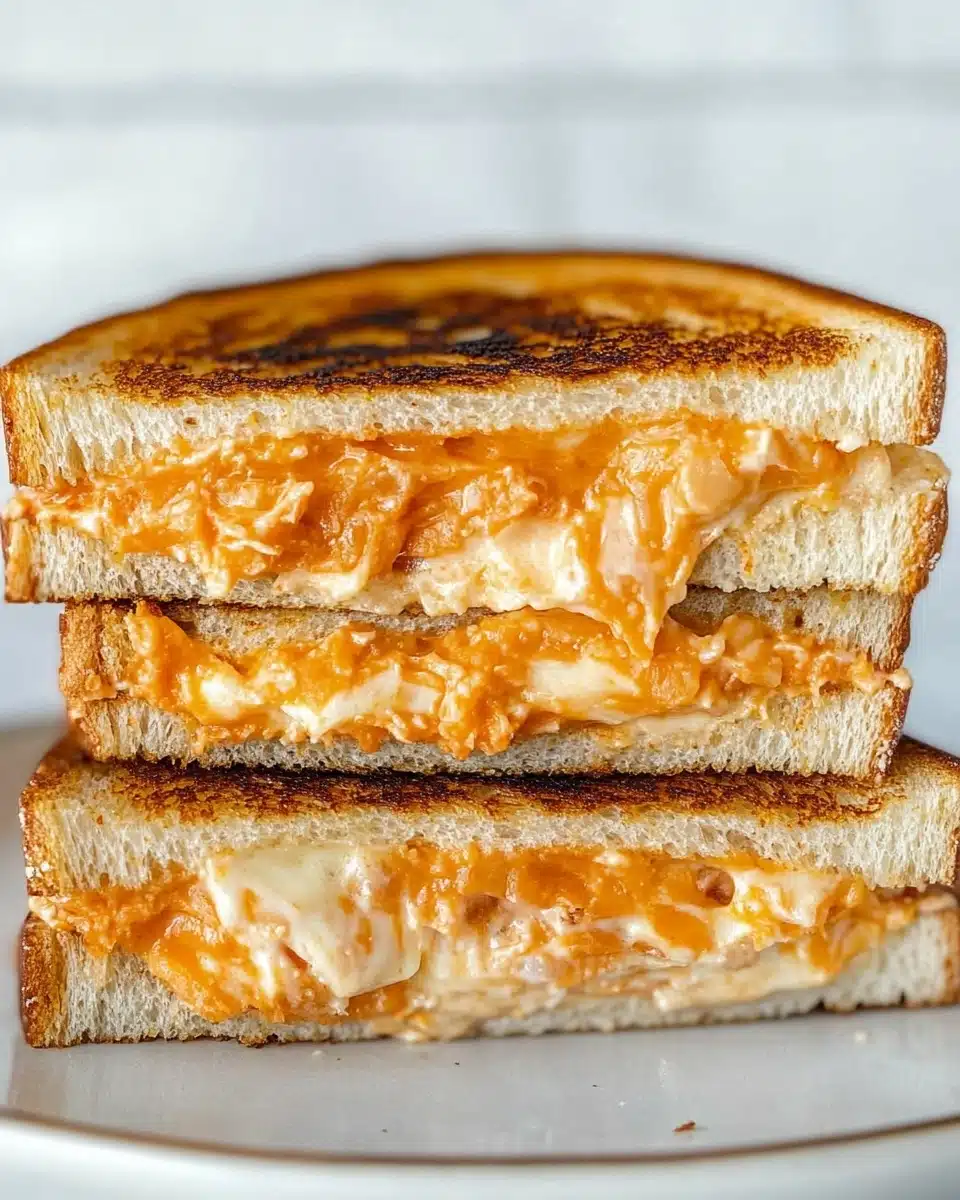 Buffalo Chicken Grilled Cheese Recipe